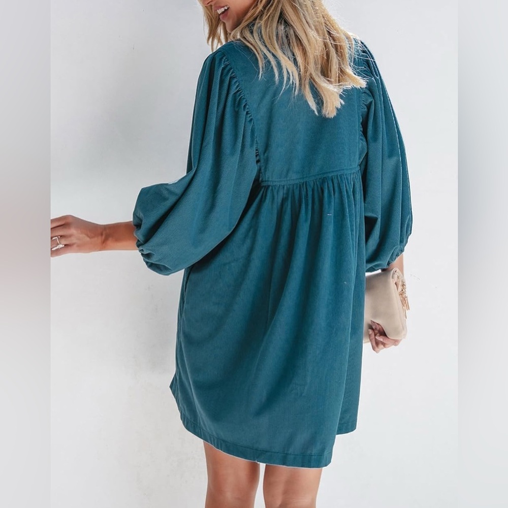 NWT Corduroy Dress - Picture 3 of 8